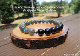 Labradorite and Black Tourmaline for Negative Energy Protection by Rock My Zen
