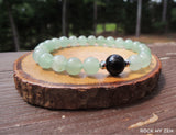 Obsidian and Green Aventurine for Stress Relief by Rock My Zen