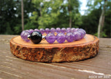 Amethyst and Black Tourmaline for Empath Protection by Rock My Zen