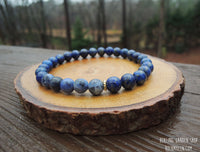Sodalite and Lapis Lazuli for Stress and Anxiety Relief by RockMyZen.com