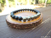 Pyrite and Black Obsidian for Confidence
