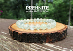 Prehnite Bracelet for Aura Protection by Rock My Zen - No metal parts