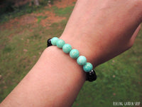 Amazonite and Onyx for Protection by RockMyZen.com