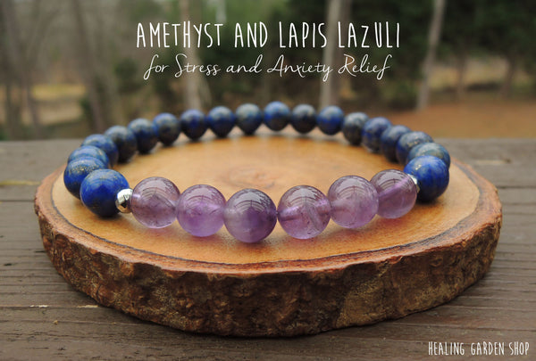 Amethyst and Lapis Lazuli from RockMyZen.com