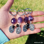 Witchy Forest Amethyst Keychain by Rock My Zen