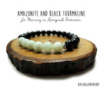 Mercury in Retrograde Protection with Amazonite and Black Tourmaline