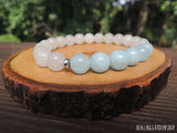 Aquamarine and White Jade for Stress Relief by Rock My Zen