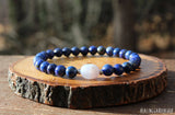 Dainty Blue Lace Agate and Lapis Lazuli for Stress and Anxiety Relief