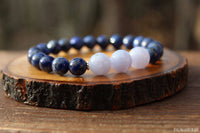 Blue Lace Agate and Lapis Lazuli for Stress and Anxiety Relief