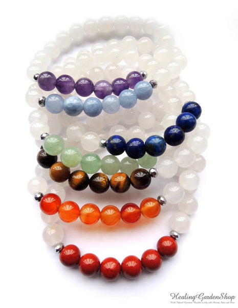 Set of 7 Chakra Bracelets