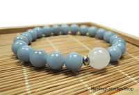 White Jade and Angelite for Stress Relief and Spiritual Communication