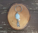 Aquamarine Mermaid Keychain by Rock My Zen
