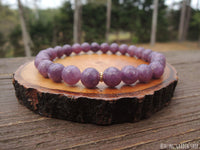 Purple Lepidolite bracelet by RockMyZen.com