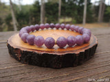 Purple Lepidolite bracelet by RockMyZen.com