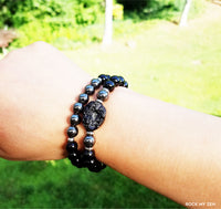 Hematite and Black Onyx for Focus and Concentration